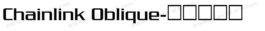 Chainlink Oblique字体转换